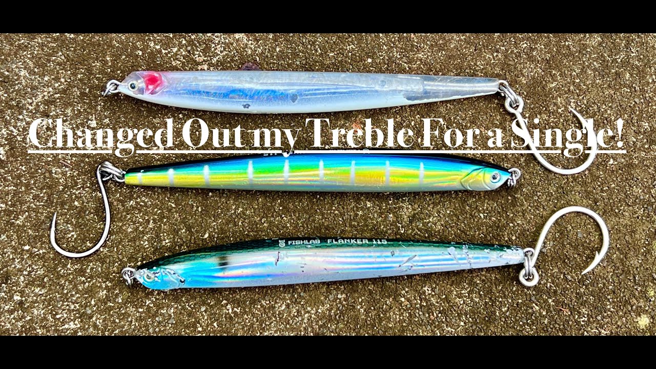 Changing Out My Flanker Treble Hook For a Single Inline!