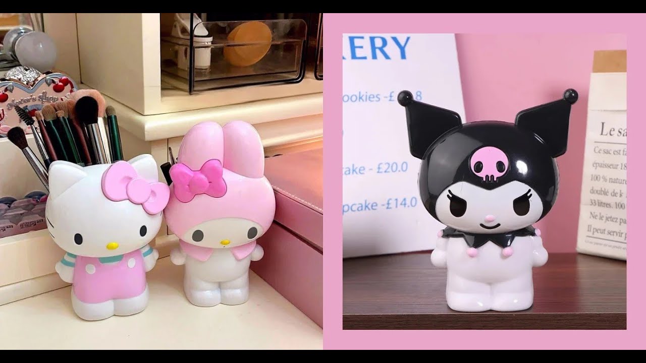 Transform your workspace with the CUTEST Sanrio desk organizers! ✨