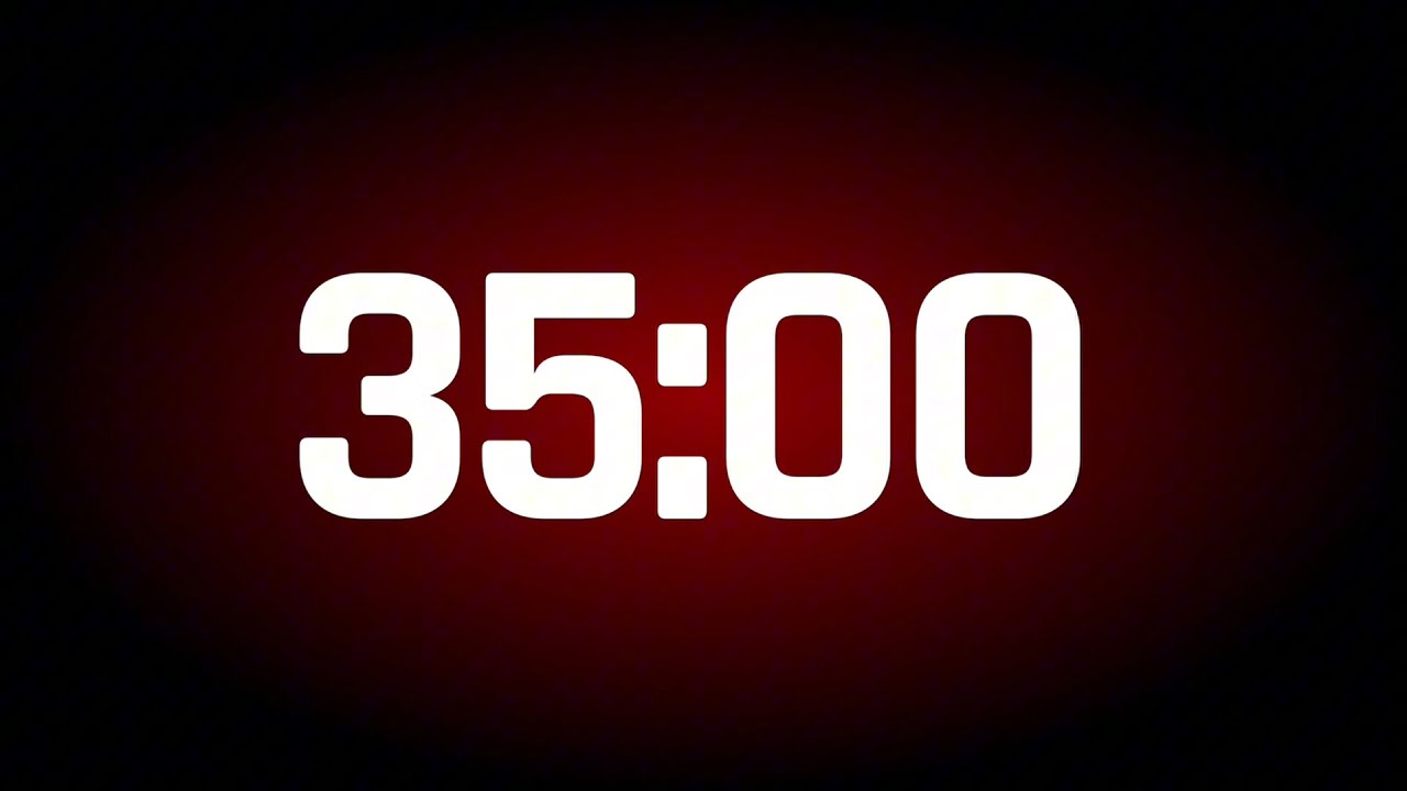 35 MINUTES TIMER ALARM ⏰ (35:00)