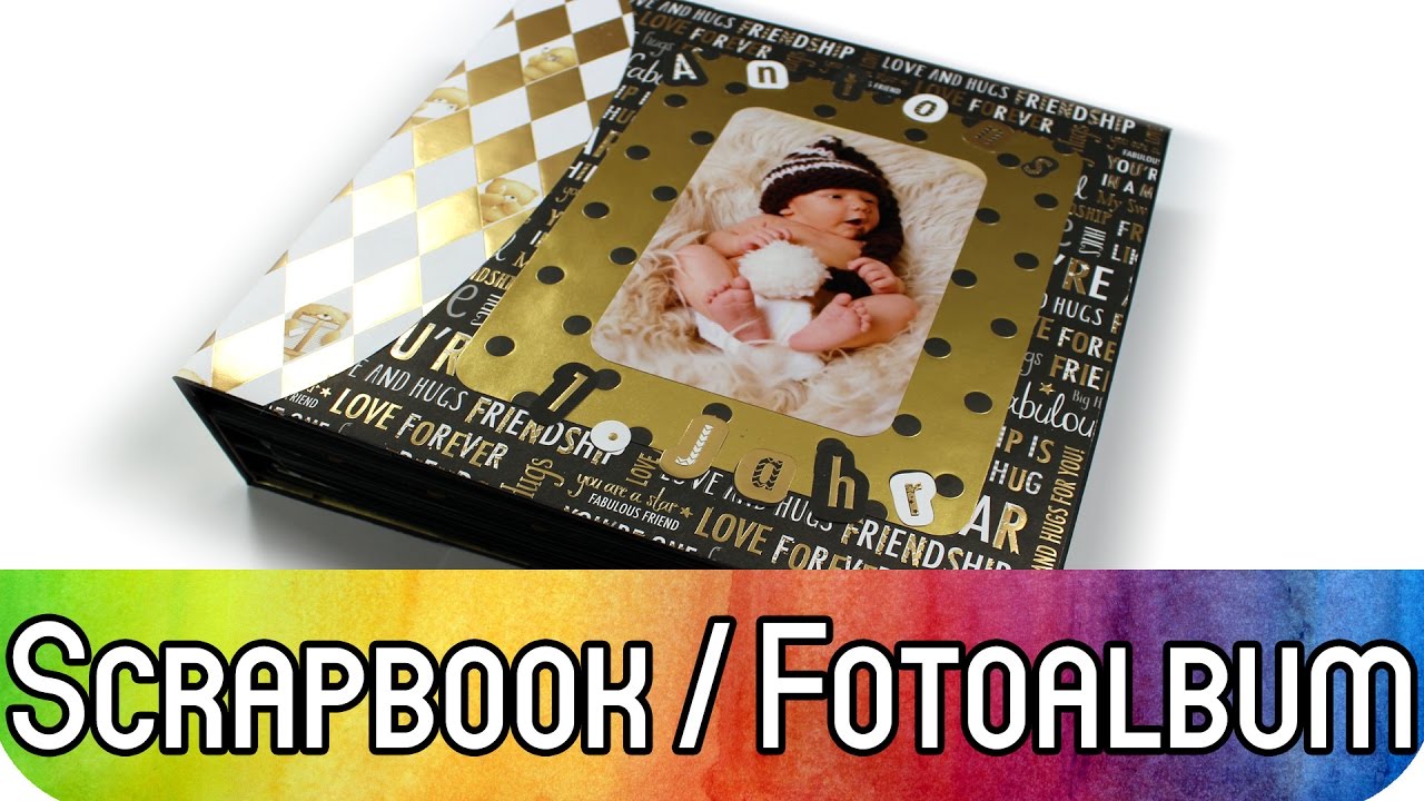 How to Scrapbooking Tutorial: Großes Fotoalbum für ca. 80 Fotos selber machen