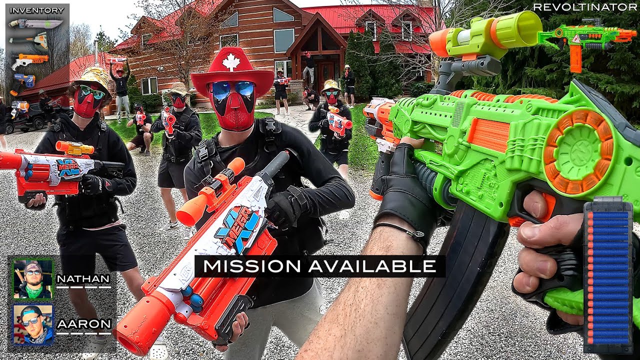 КАМПАНИЯ NERF OPS - ФИЛЬМ! (Нерф, шутер от первого лица)