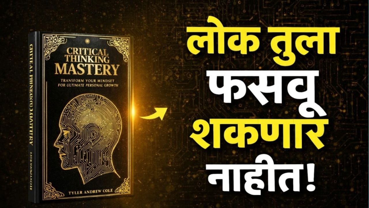 लोक तुला फसवू शकत नाहीत! | Critical Thinking Mastery Book Summary (Marathi)