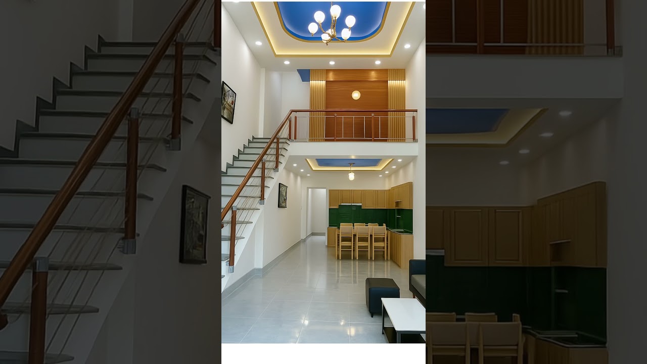 mẫu nh&agrave; g&aacute;c lửng hiện đại, phối m&agrave;u qu&aacute; đẹp #nhalapghepdsdhome #nhadep #nhadep #nh&agrave;cấp4đẹpnhất