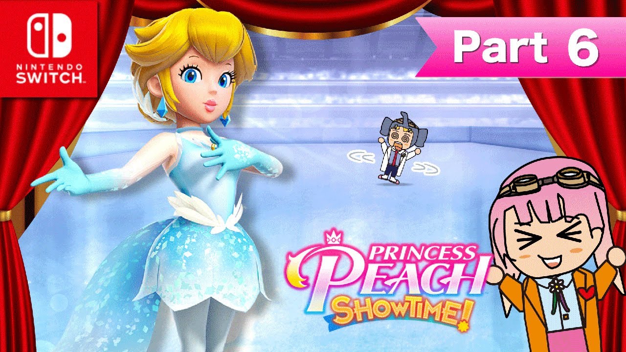 【プリンセスピーチ Showtime!】ゲーム実況！「パート6」スピン＆ジャンプ！舞い降りた氷上の妖精！【はんちゃんラボGames】