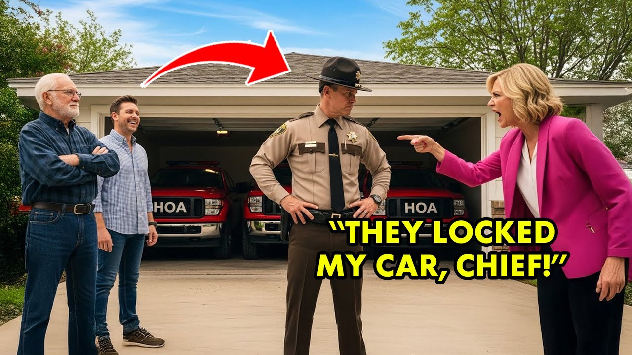 HOA Karen Parked 3 Trucks in My Garage — So I Locked the Door and Called the Sheriff