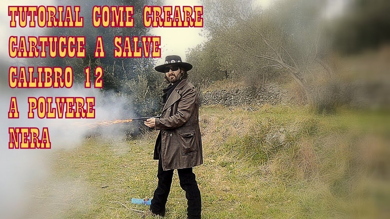 Come Creare Cartucce a Salve Calibro 12 a Polvere Nera