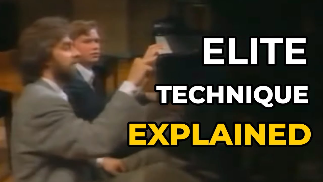 This rare Zimerman clip teaches ELITE piano technique