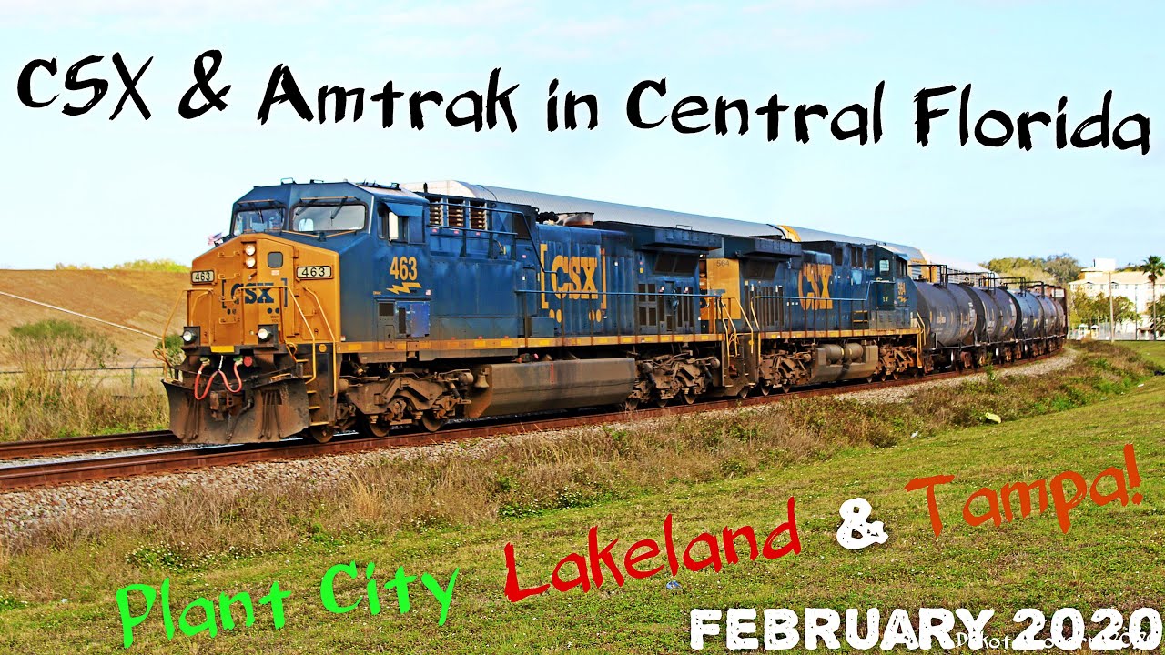 CSX Trains in Central Florida!