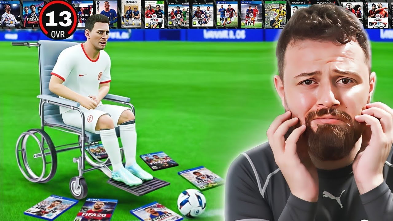 تحدي هدف بأضعف لاعب بكل نسخ فيفا 🔥