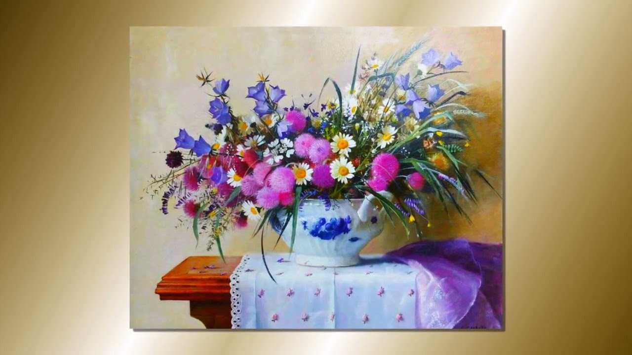 Художник Snejana Slavova.  Цветы и натюрморты