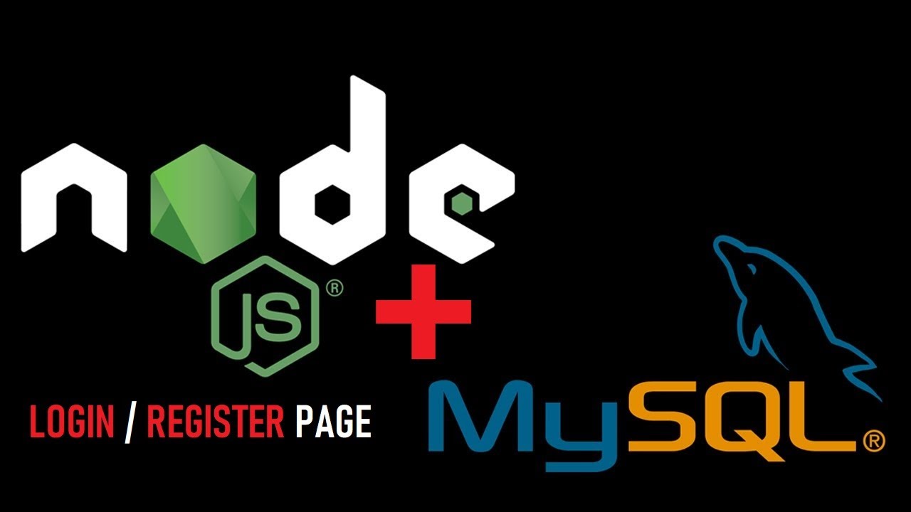 Make a register/login page in node js using MYSQL