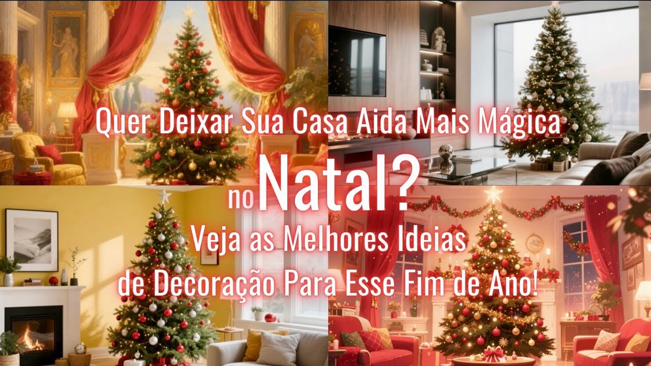 TRANSFORME SUA CASA NO VERDADEIRO ESPÍRITO DO NATAL COM IDEIAS DE DECORAÇÃO ENCANTADORAS!