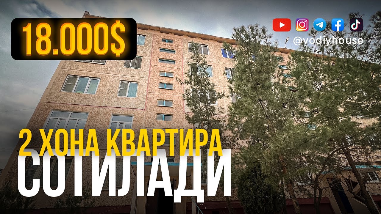 Фарғона шахар Заканалда 2 хона квартира сотилади