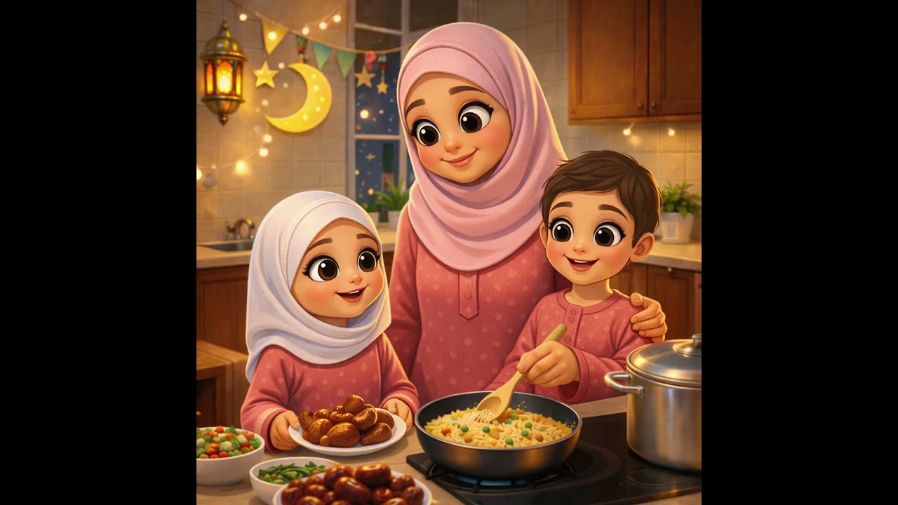 القصة الثالثة من سلسلة قصص رمضانية مع محمود وأميرة 