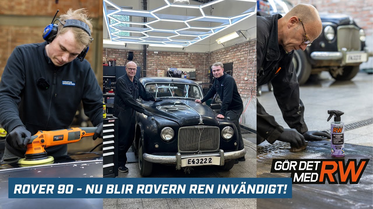 50 år i en lada sätter sina spår – nu blir Rovern ren invändigt!