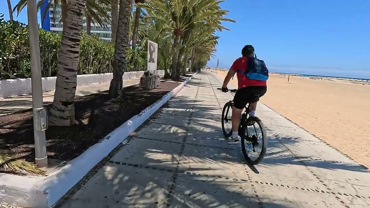 Morro Jable Playa De Jandia - Fuerteventura  Walking tour Einkaufen & Shopping Jandia GoPro 12