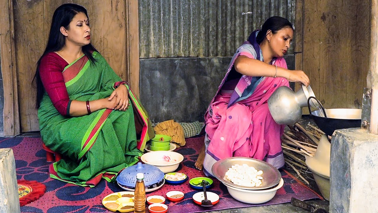 কচুর মুখী দিয়ে শোল মাছের তরকারি || Panorama Cooking