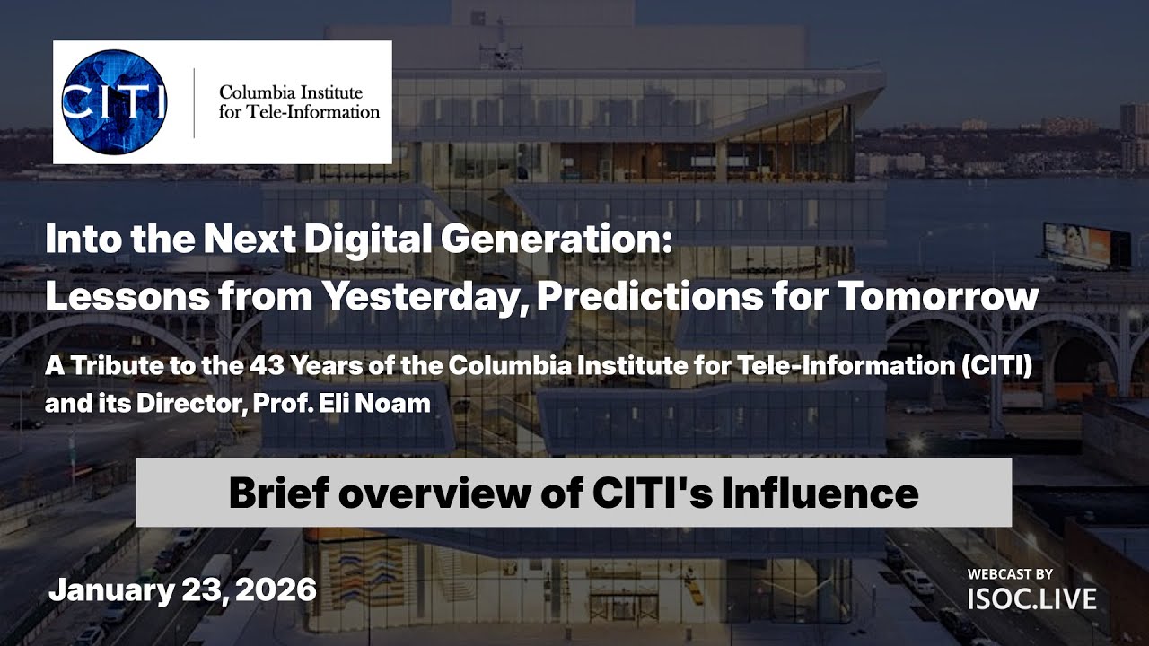 CITI@43 -  05 Brief overview of CITI's Influence