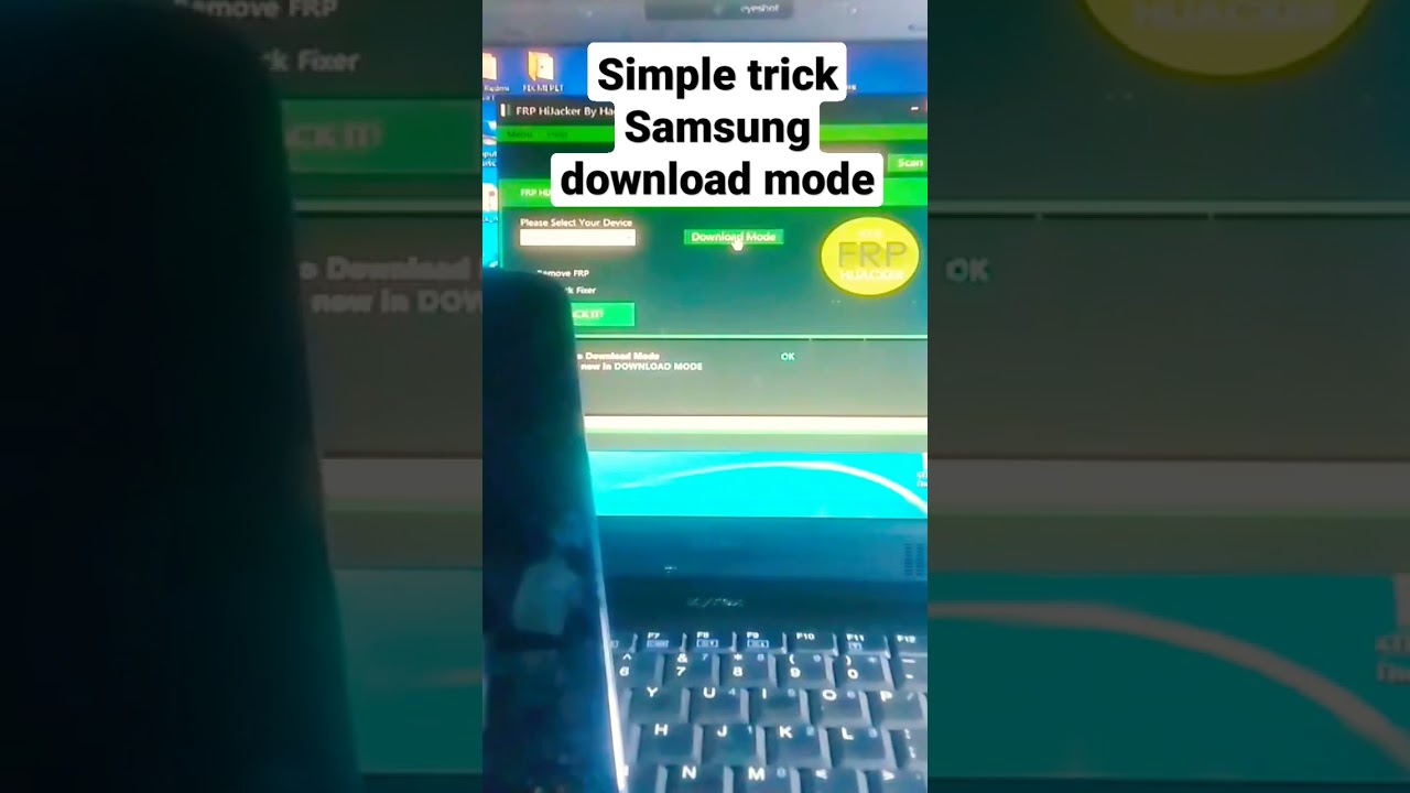 Simple trick samsung download mode #servishp #belajarservishp