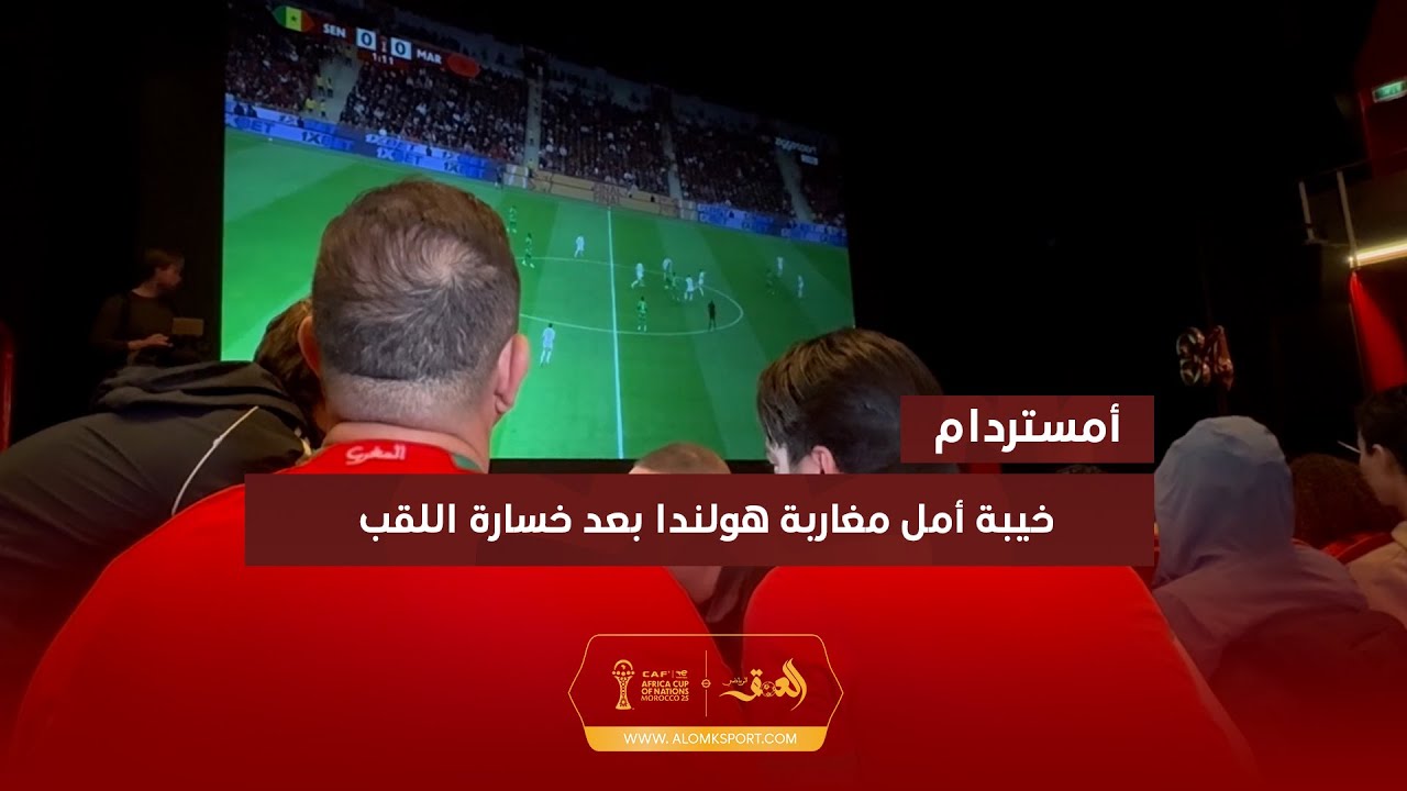 مغاربة هولندا يجددون دعمهم لأسود الأطلس رغم ضياع اللقب ويتطلعون لتعويضه في مونديال 2026