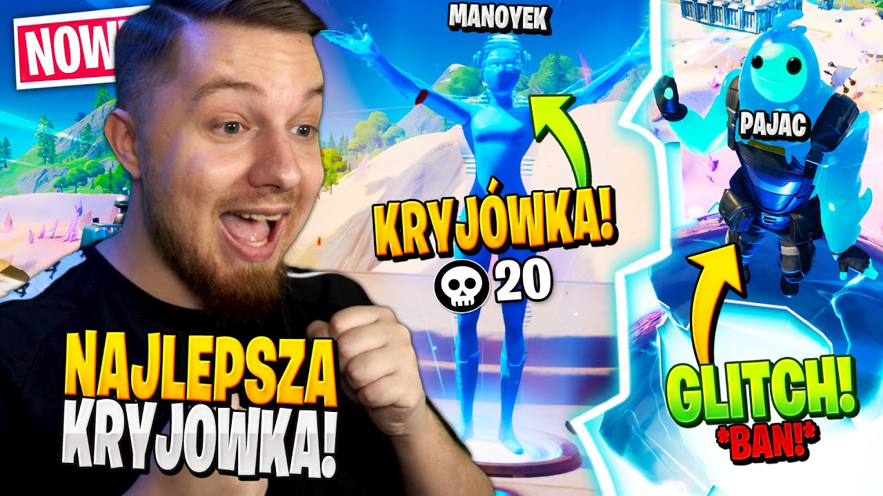 Zostałem HOLOGRAMEM + odkryłem GLITCH w Fortnite ... (mega TROLL!)