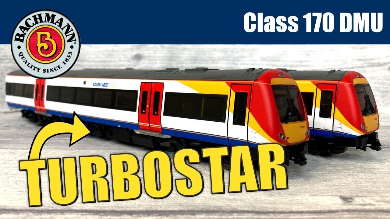 An essential model Bachmann Class170 Turbostar South West Trains Model Railway Review  OO Scale