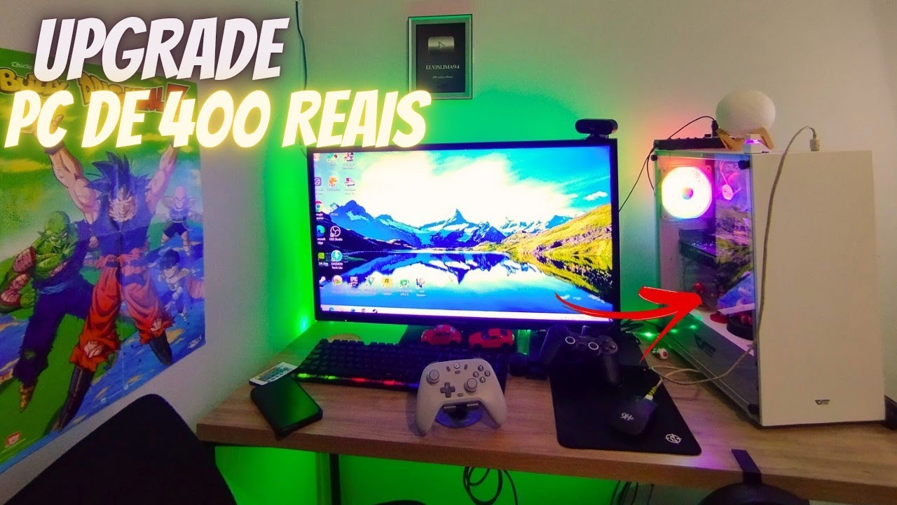 FIZ UM UPGRADE NO MEU PC DE 400 REAIS 