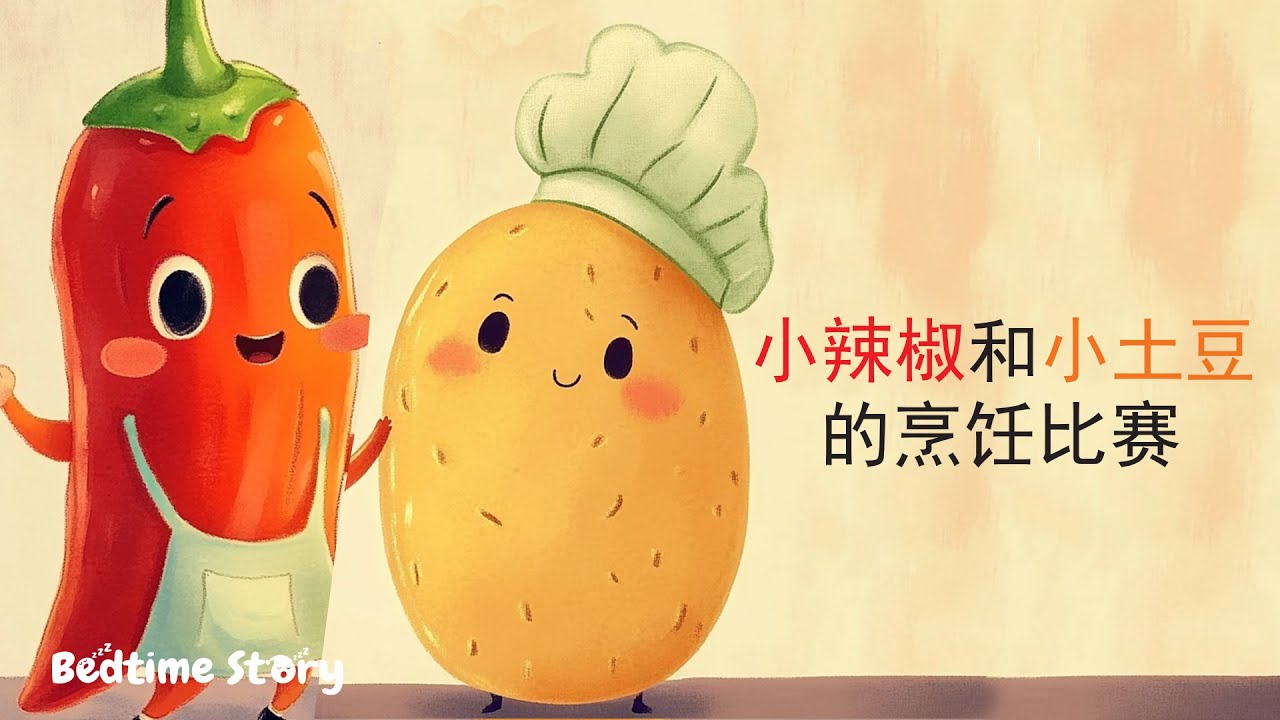 🌶️小辣椒和小土豆的烹饪比赛🥔｜学会耐心解决问题｜儿童情绪教育｜亲子教育绘本故事｜儿童成长故事｜