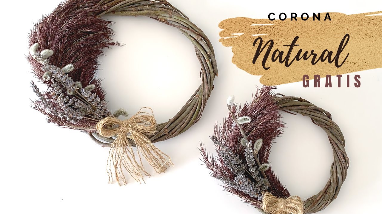 COMO HACER UNA CORONA NATURAL :TOTALMENTE GRATIS