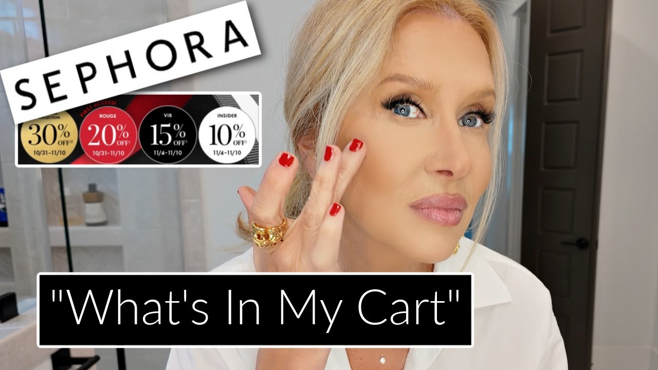 В моей корзине Sephora 🖤 Мои проверенные фавориты красоты на распродаже VIB