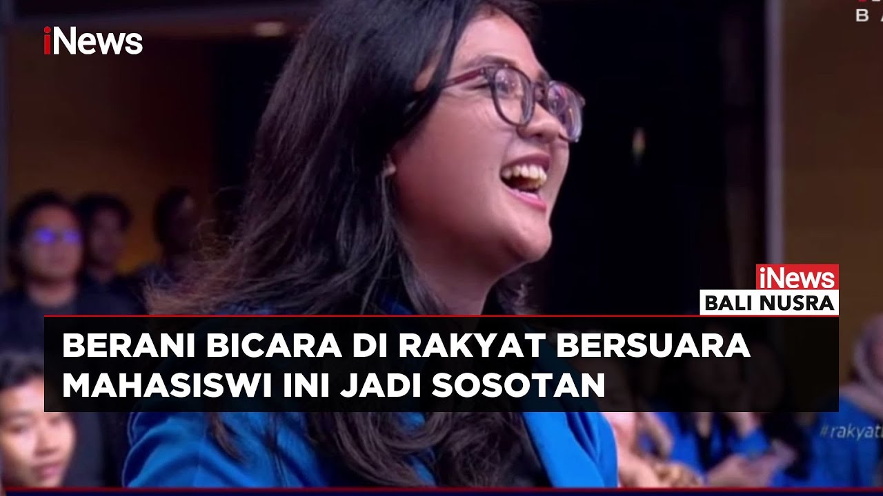 Berani! Mahasiswi Ini Bicara Soal Kereta Cepat Whoosh di Program Rakyat Bersuara, Begini Opininya