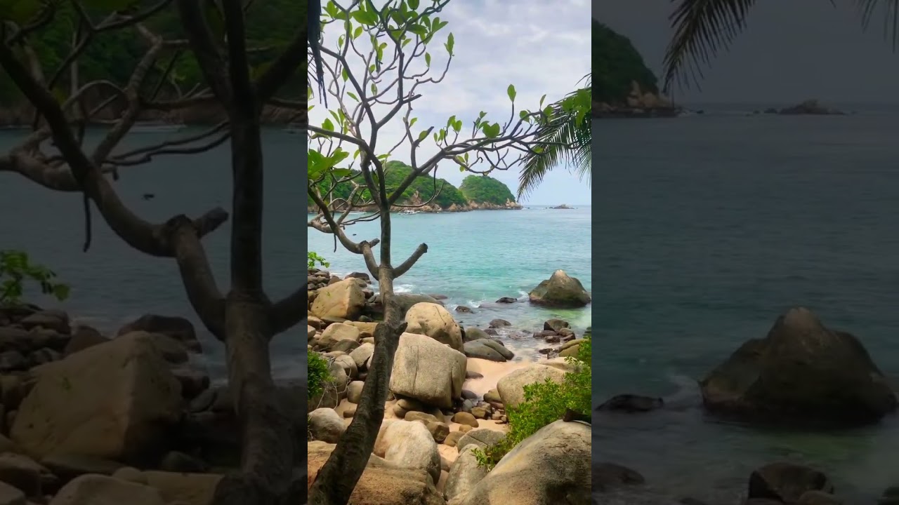 Playa escondida(playa palmitas) #acapulco