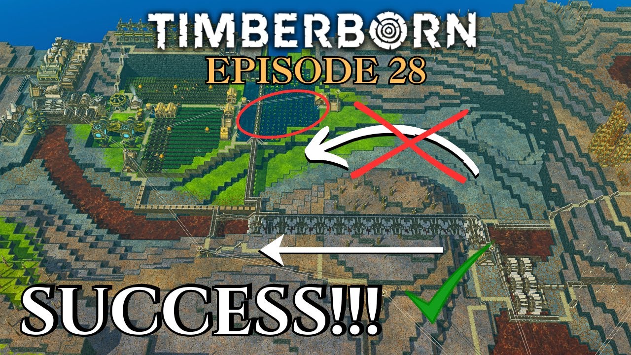 Utilizing Our DIVERSION System in TIMBERBORN!!!
