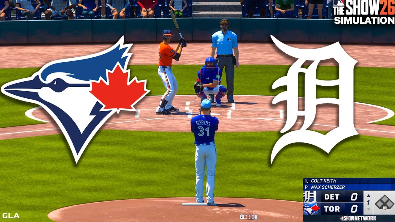 Blue Jays vs. Tigers Simulation | 3/14/26 Spring Training | MLB The Show 26 PS5 Gameplay