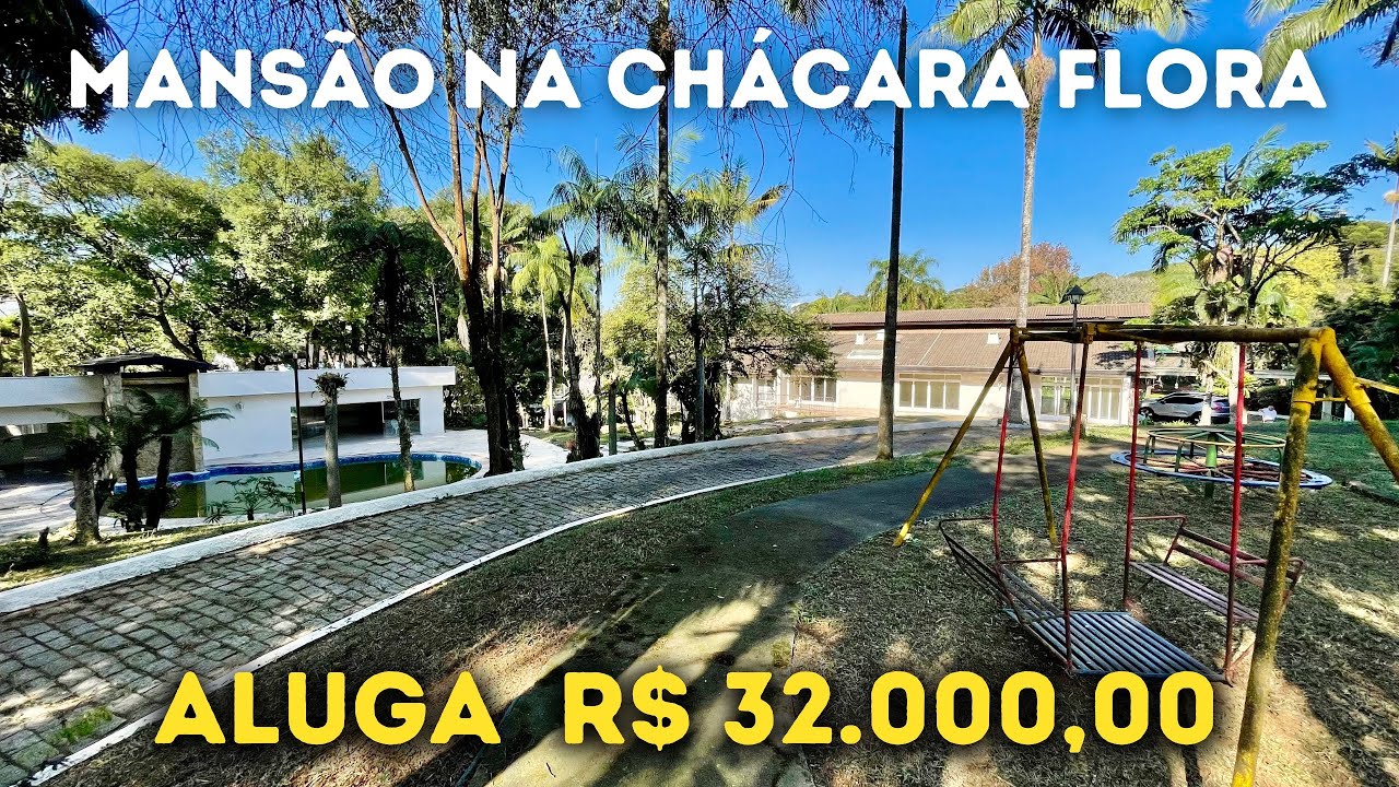 DENTRO DE UMA MANSÃO COM 6.000M²  DE TERRENO, NO CONDOMÍNIO CHÁCARA FLORA!!