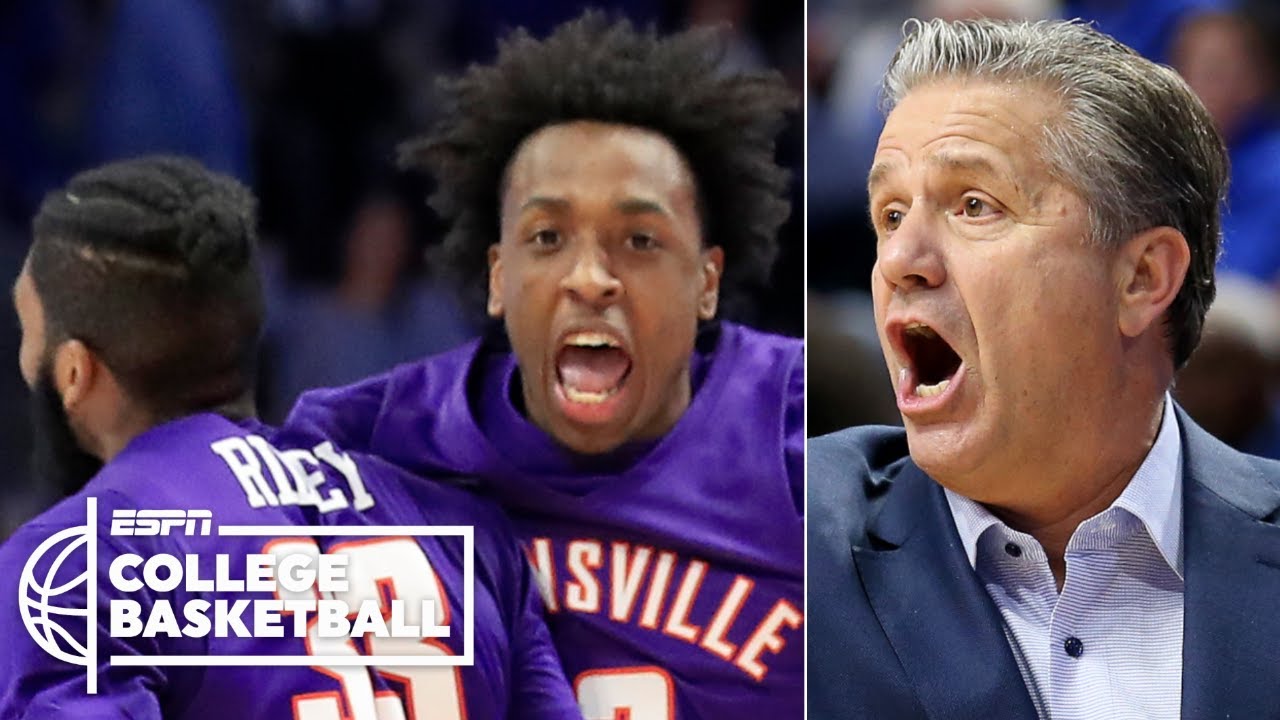 No.1 Kentucky stunned by unranked Evansville 67-64 | College Basketball Highlights