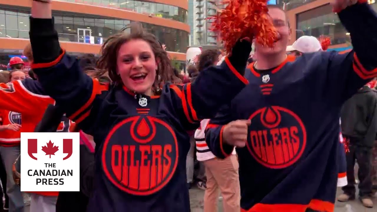 Edmonton fans watch Oilers beat Panthers in Game 4 to tie Stanley Cup Final