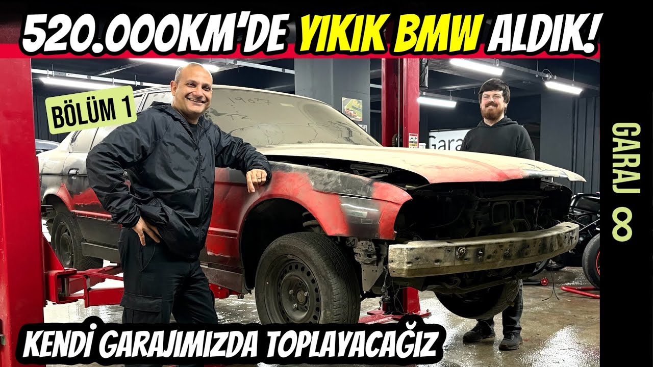 GARAJ 8 | Yeni BMW Aldık! | E34 525i | Onu Ayağa Kaldırmak İçin Kendimize Garaj Açtık! | 1.Bölüm