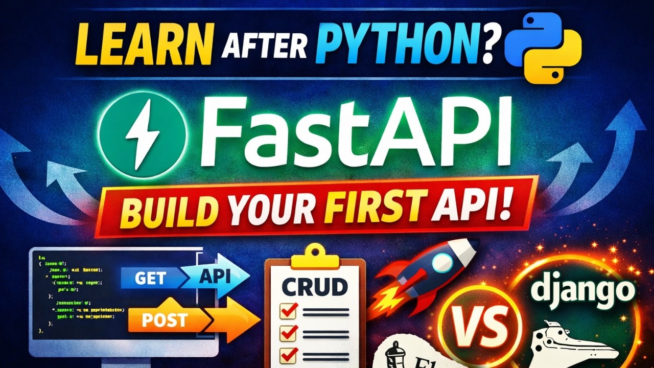 👉 What to Learn After Python? FASTAPI Full Introduction for Beginners | Build Your First API
