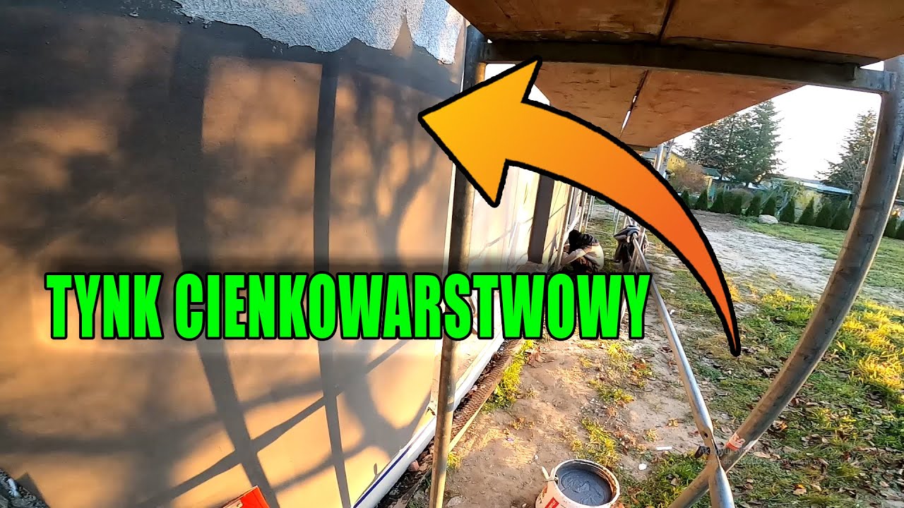 Tynk cienkowarstwowy. Docieplenia budynku. Jak wybudować dom. Zrób to sam!