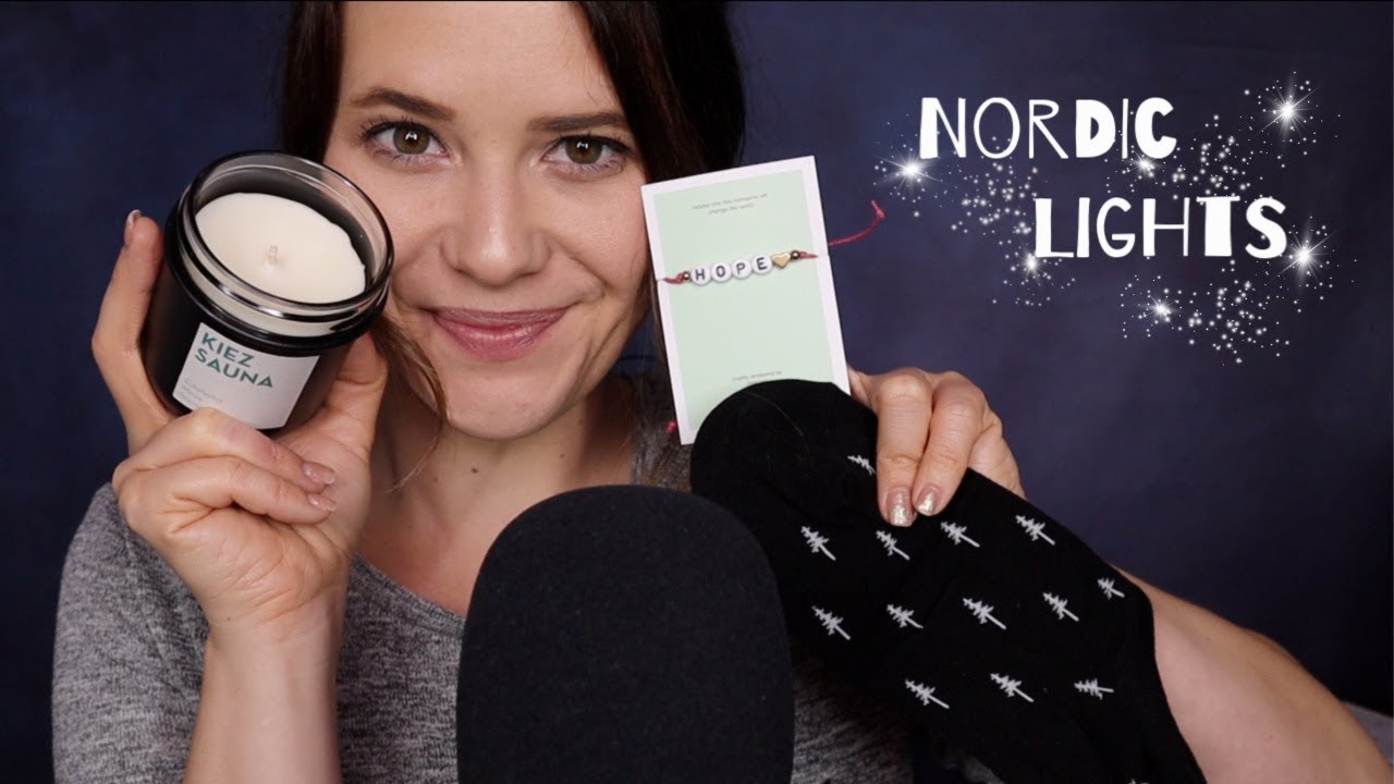 ASMR FLÜSTERUNBOXING ⭐ Nordic Lights Trendbox | Whisper Tapping in German/Deutsch