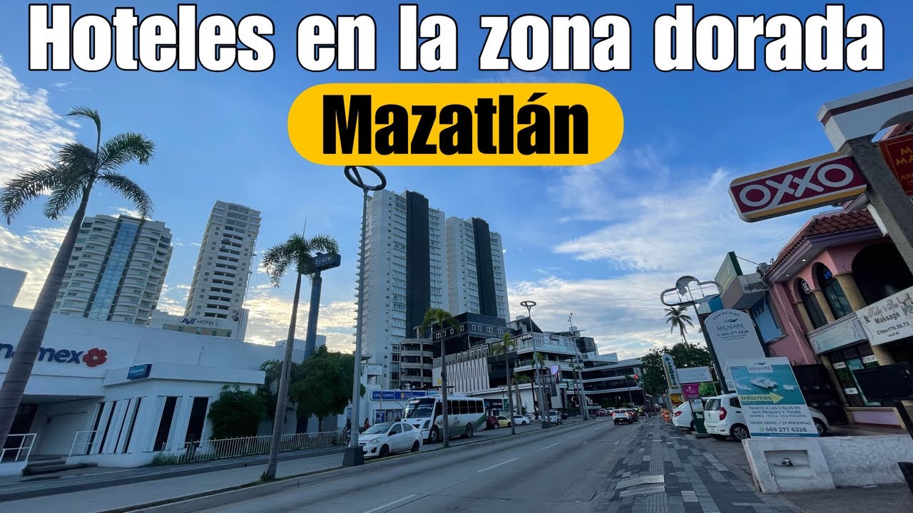 Hoteles en la zona dorada de Mazatlán OCEAN VIEW, hotel INN , hotel VIAGGIO, hotel EL CID