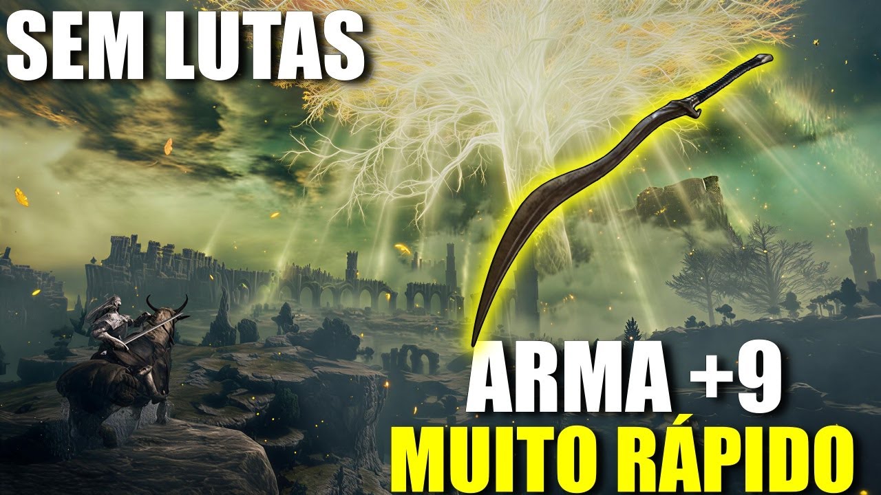 Como deixar a Presa do Cao de Caça no +9 rápido Elden Ring - Melhor arma para iniciantes!