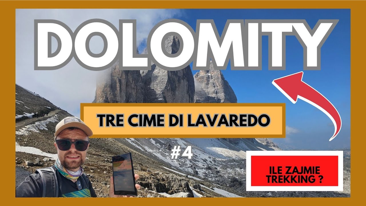 🇵🇱➡️🇮🇹 Dolomity - Tre Cime di Lavaredo trekking z widokiem na Dolomity | Kamperem po Włoszech #4
