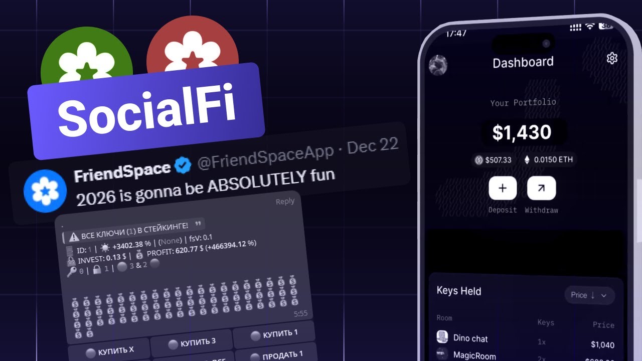 Friend.space | новый SocialFi на Base | новый софт