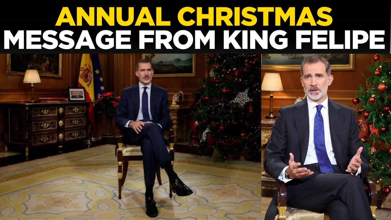 KING FELIPE'S CHRISTMAS ADDRESS LIVE | Speech: His Majesty King Felipe VI Delivers Christmas Message