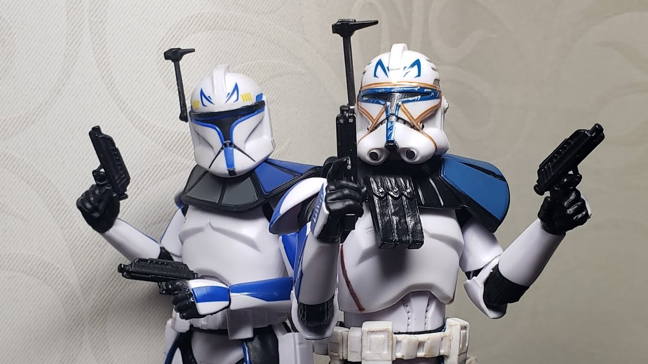 How to make an *EASY* updated Phase 2 Captain Rex Black Series custom.