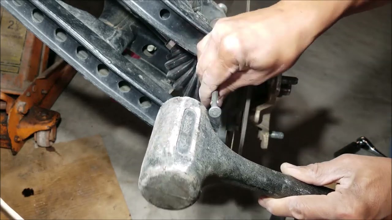 Yamaha RMAX axle replacement tutorial