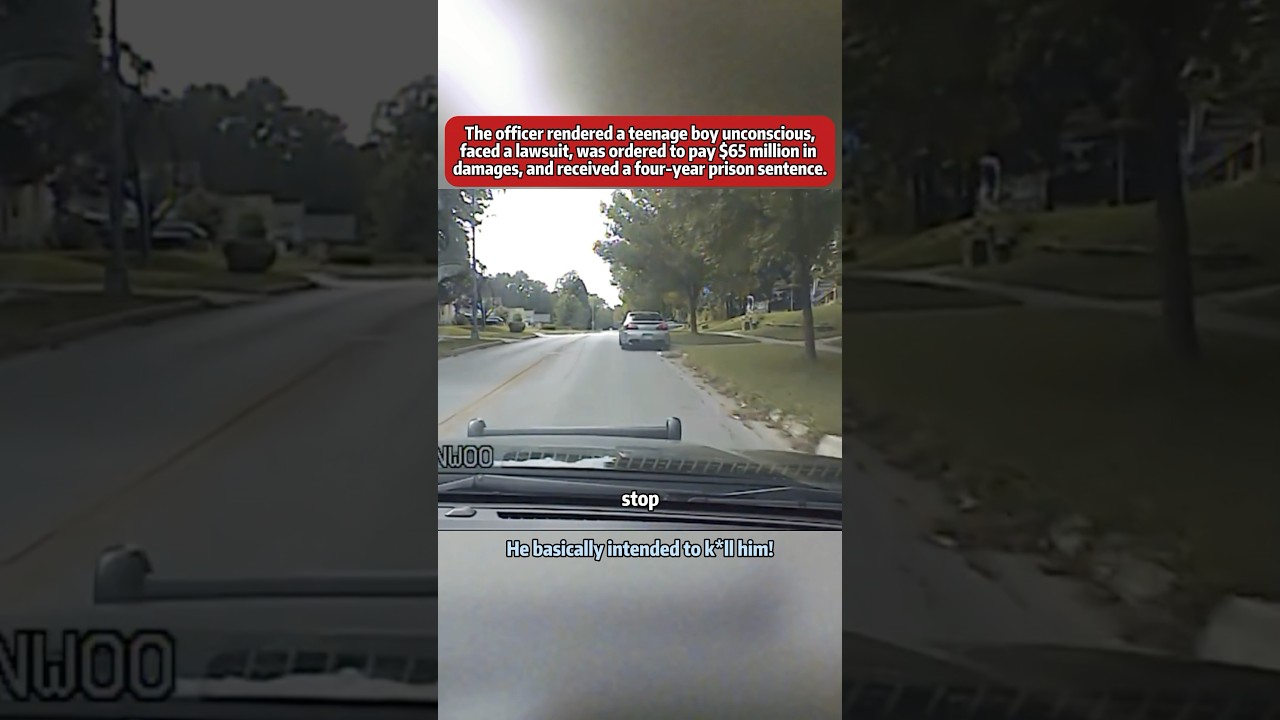 The officer knocked a teen unconscious, was sued, ordered to pay $65 million #crime #court #new