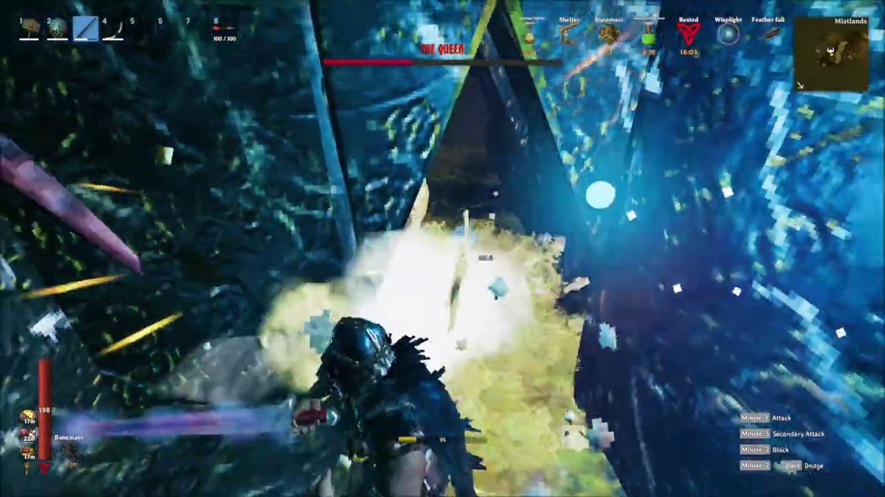 Valheim - The Queen Boss Fight Solo Melee Focused